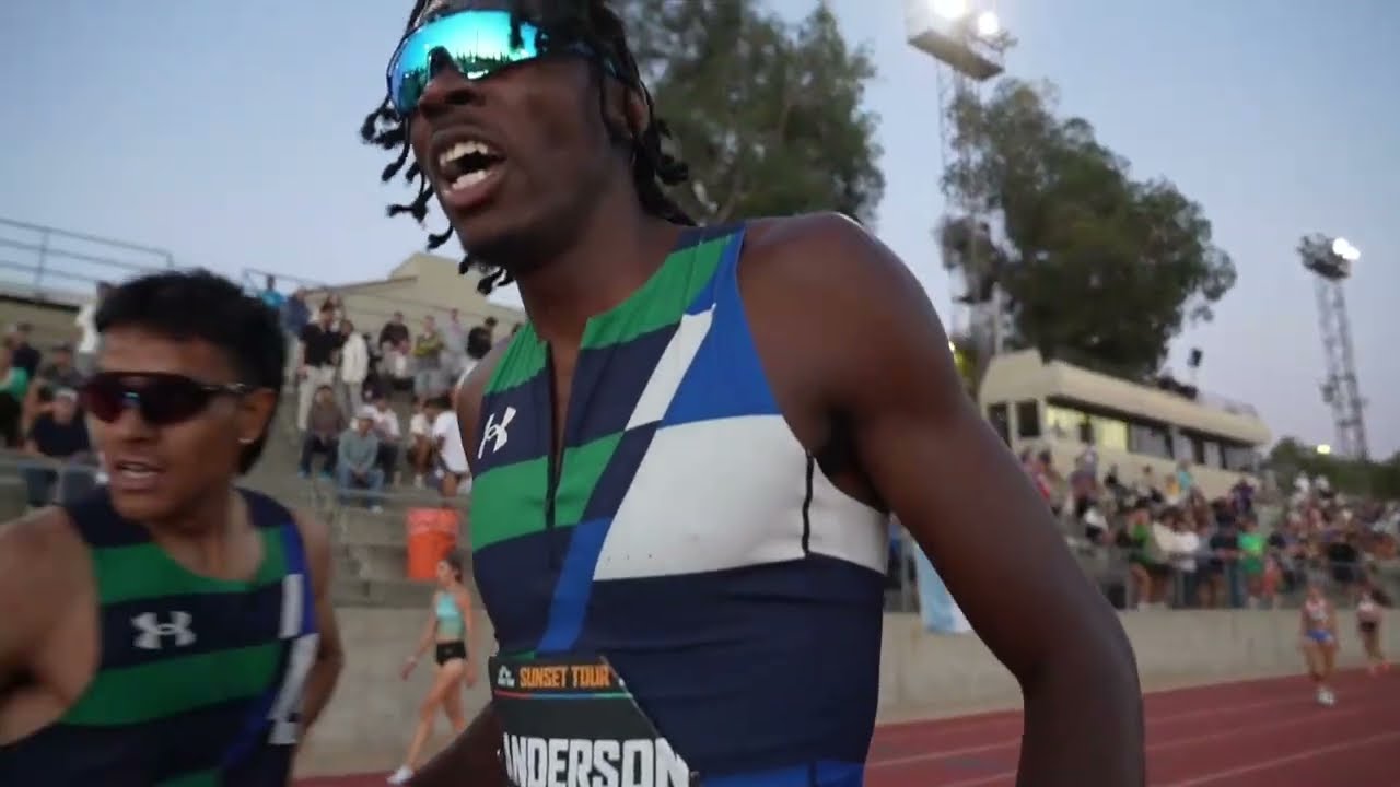 Men's 800m Section 1 [Anderson Out-Leans A Crowd] - Sunset Tour 2025 [Full Race Replay]