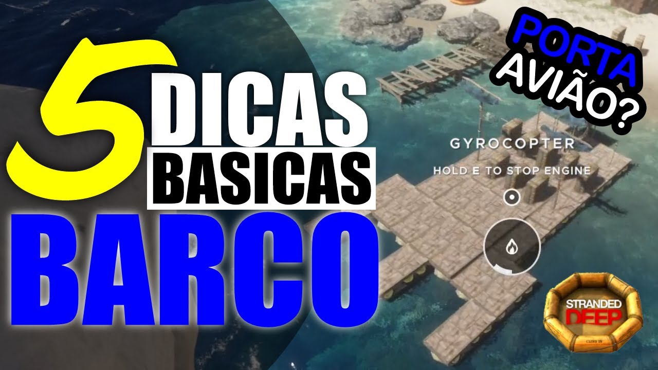 MEGA Porta-Aviões em Stranded Deep - Dicas Básicas de construção de barcos