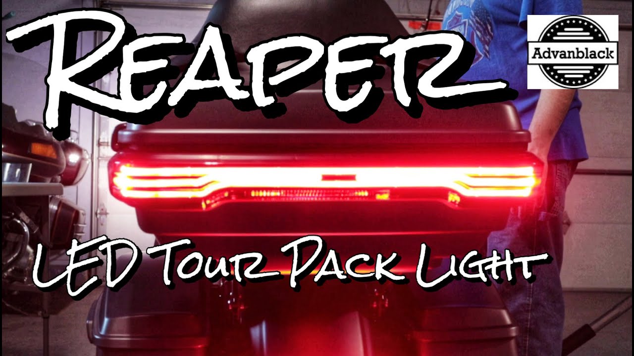 Установка светодиодного фонаря Advanblack REAPER Tour Pack #advanblack #reapertaillight