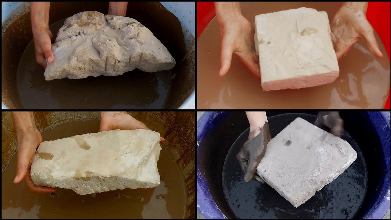 ASMR: Pure mud dirt&black dirt yellow dirt new videos edit ❤️ nonstop 2x speed