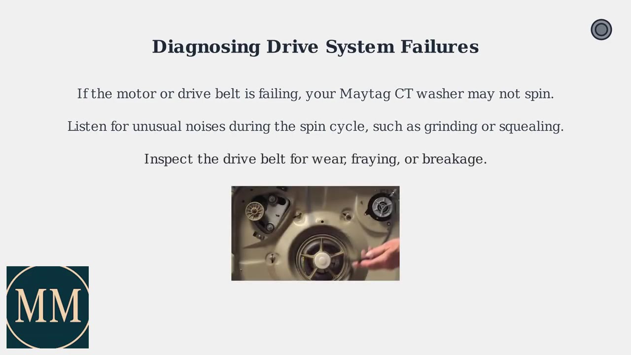 Как починить стиральную машину Maytag Commercial Technology, которая не вращается – устранение на...