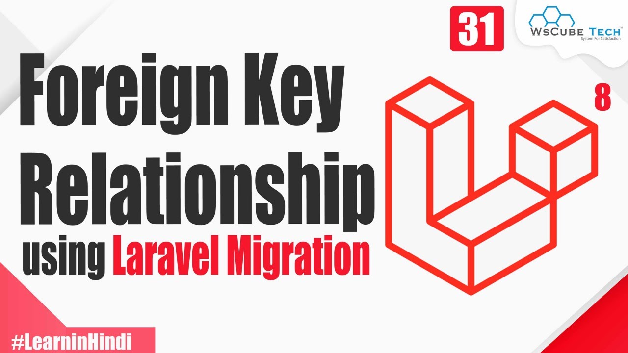 Defining Foreign Key Relationship using Laravel Migration | Laravel 8 Tutorial #31