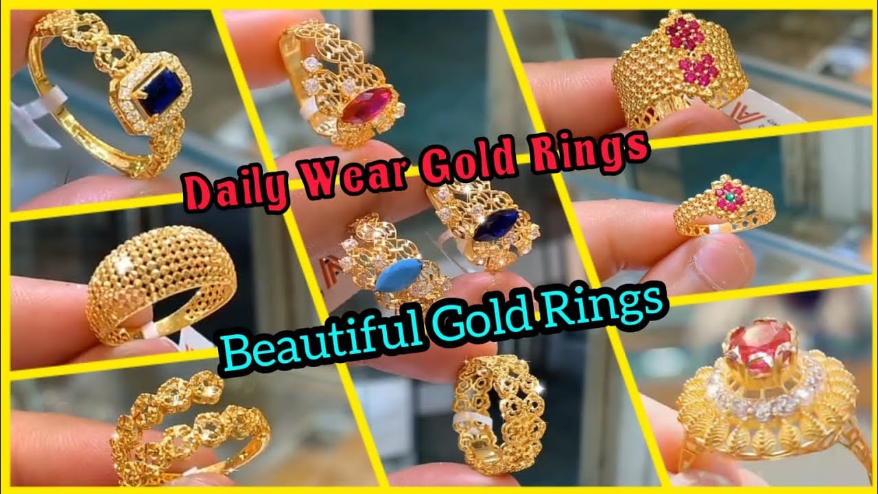 Top Latest Gold Ring Designs 2023 /Beautiful Gold Ring Designs For Women
