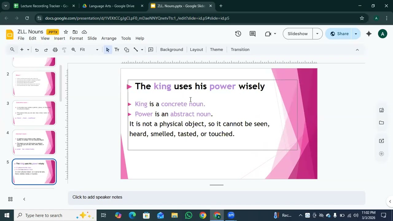 Nouns Part I