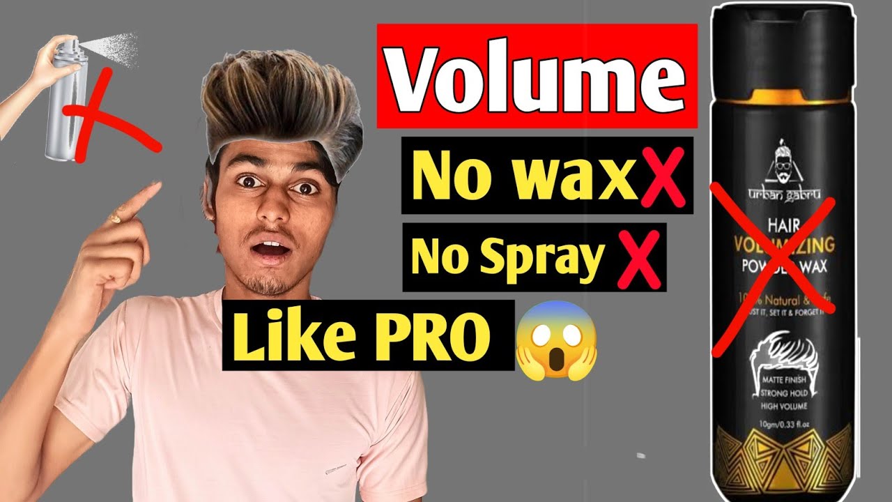Get Professional Hair Volume Instantly 😎 JUST do this