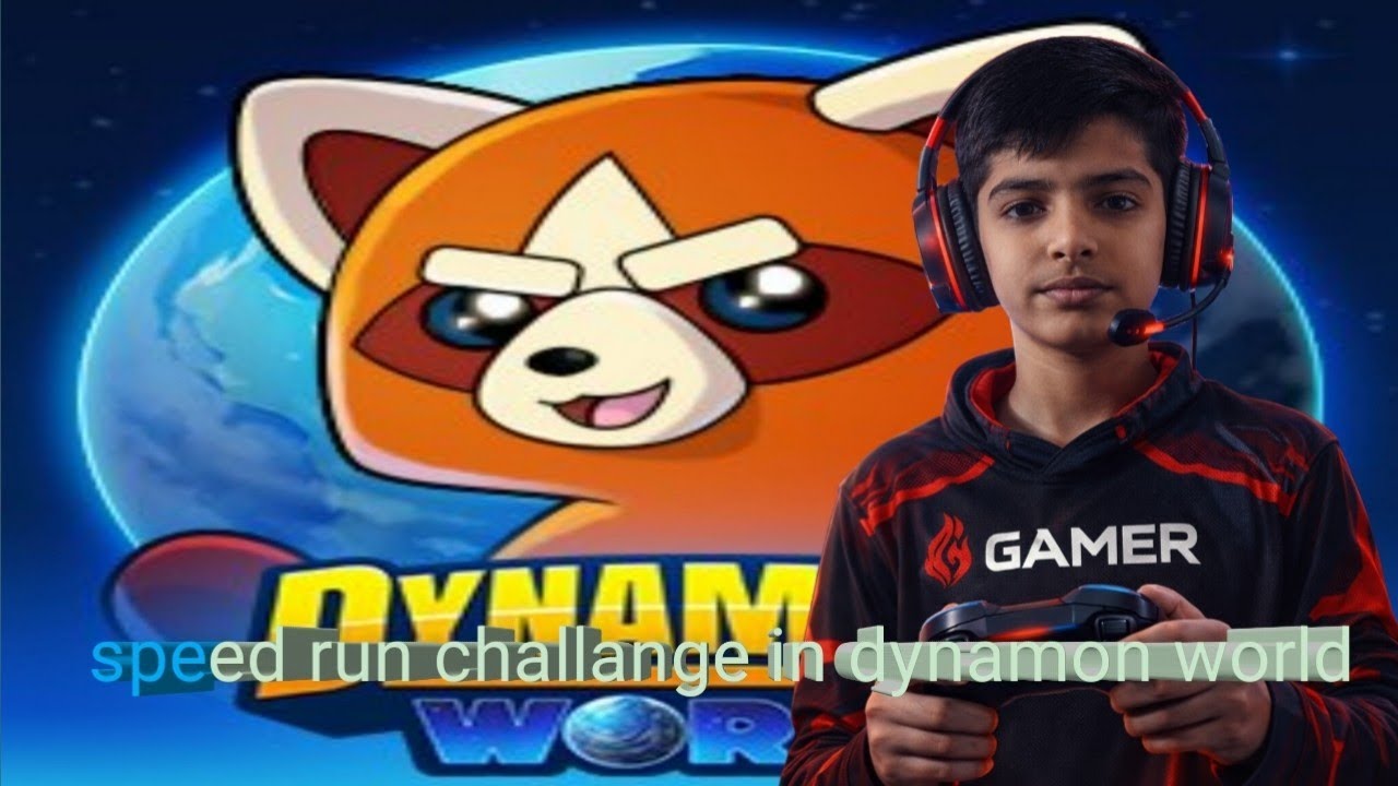 Speed run challenge in dynamon world