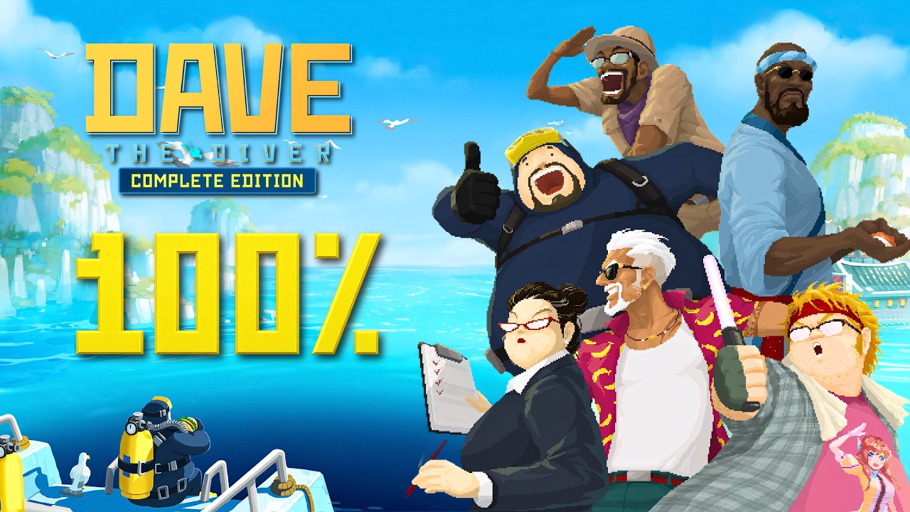 Dave the Diver - FULL GAME & DLCs 100% + Platinum Longplay Walkthrough PS5 - No Commentary Gameplay