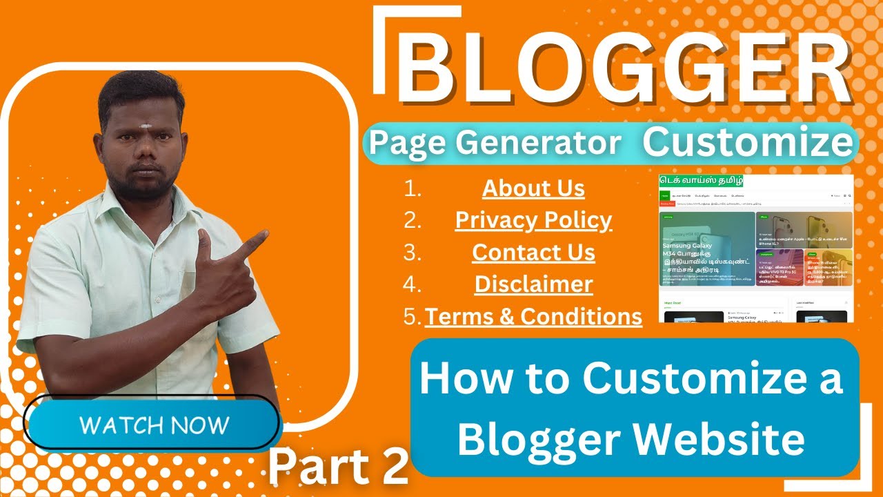 How to Customize a Blogger Website