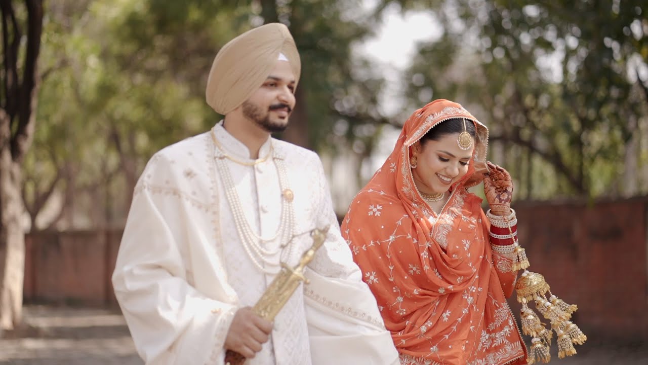 ARSHDEEP WEDS ABHININDER LATEST PUNJABI GIRL WEDDING HIGHLIGHT 2025