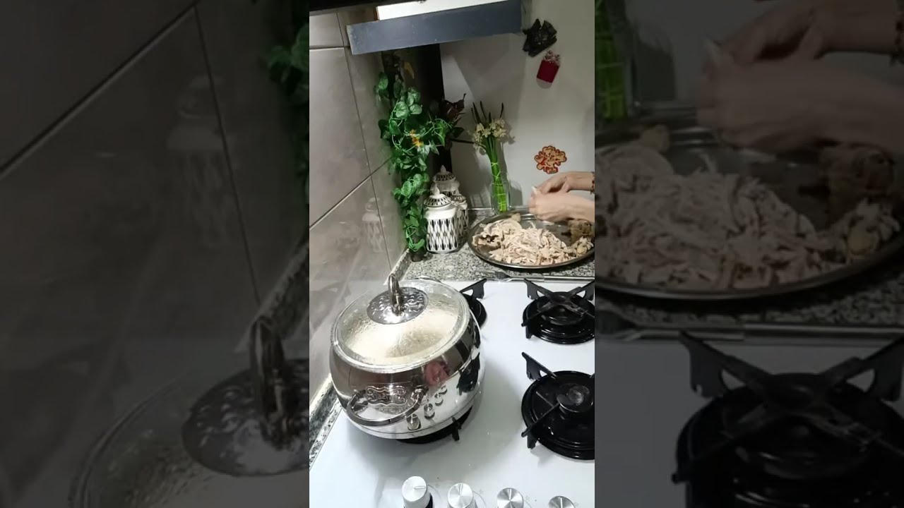 akşam yemeğine tavuklu pilav yapıyoruz 😍😍😍