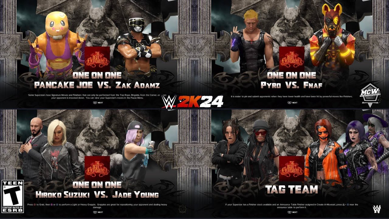 WWE 2K24 MCW devil playground S9 Ep 9