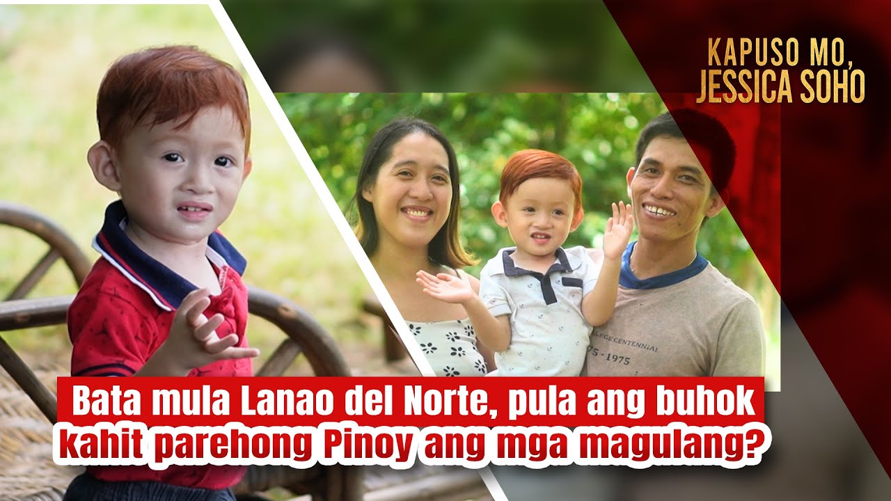 Bata, pula ang buhok kahit parehong Pinoy ang mga magulang? | Kapuso Mo, Jessica Soho