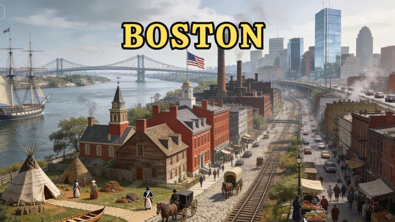 The entire history of Boston in 1700 (Recreated using AI)