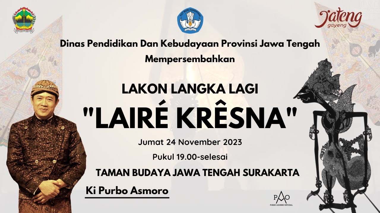 LANGKA LAGI LAKON LAIRE KRESNA - KI PURBO ASMORO