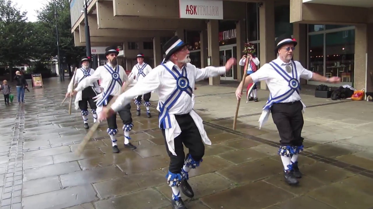 Anker Morris Men dance Royal Oak at Ripley Morris Men's 90th Birthday