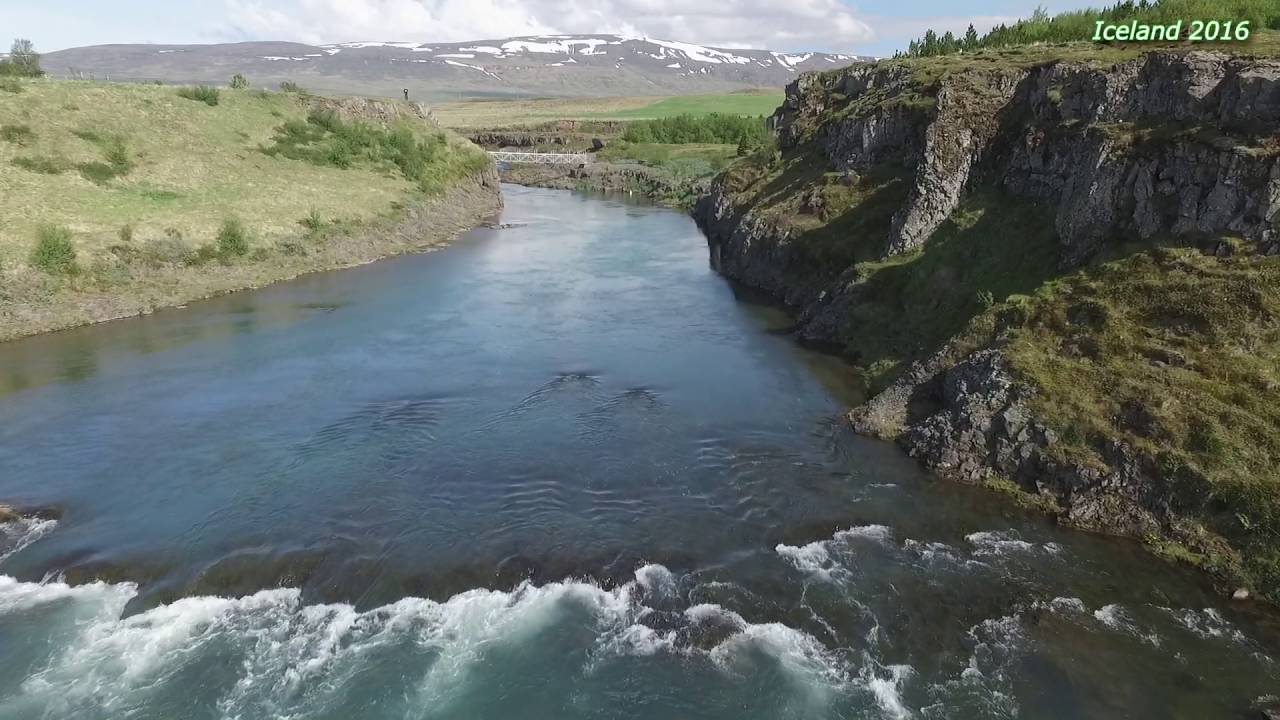 Iceland - Blonduos - Blanda river, Drone - Phantom 3 Pro, 2016