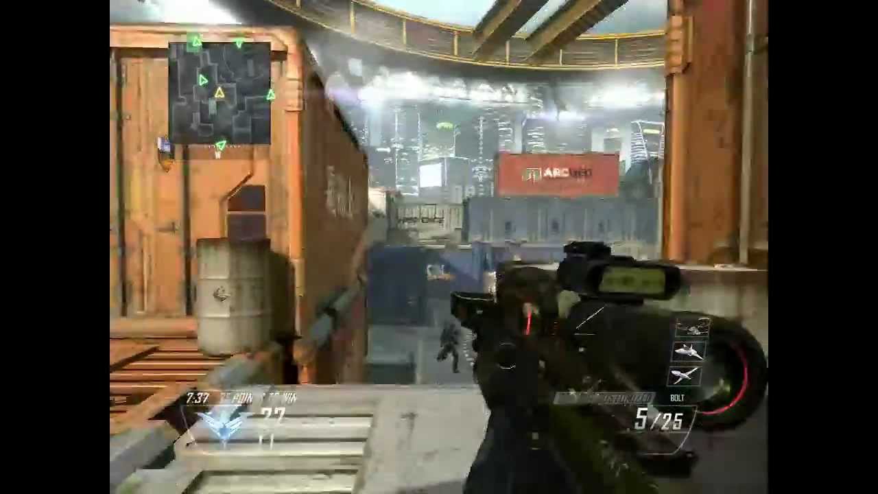 cod black ops 2 DSR-50 gold camo gameplay