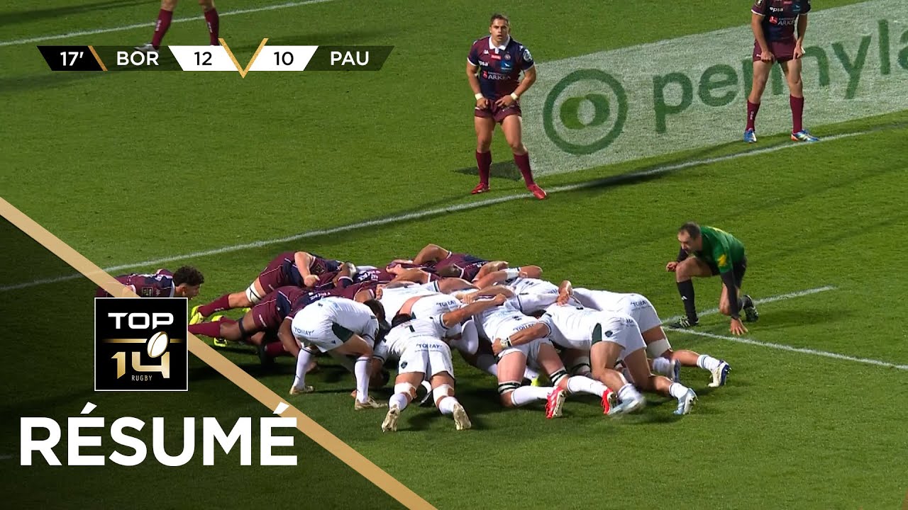 TOP 14 Saison 2025-2026 J10 - Résumé Union Bordeaux-Bègles - Section Paloise
