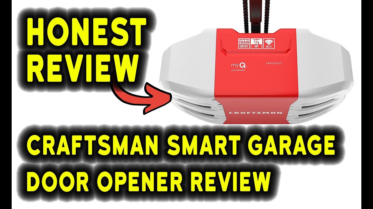 Craftsman Garage Door Opener Review (1/2 HP Smart + myQ Smartphone Controlled)