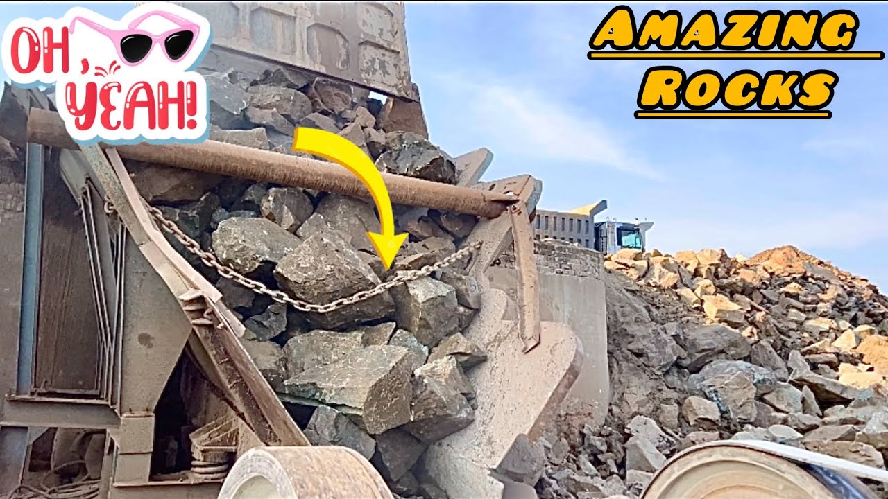 💥Satisfying Hard Rock Crushing ASMR | Powerful Stone Crusher vs Giant Rocks#rockcrusher #asmr 