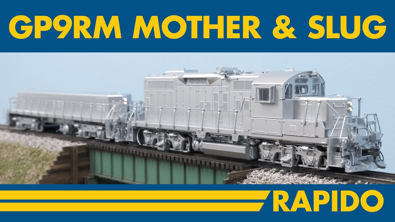 Rapido GP9RM Mother & Slug Test!