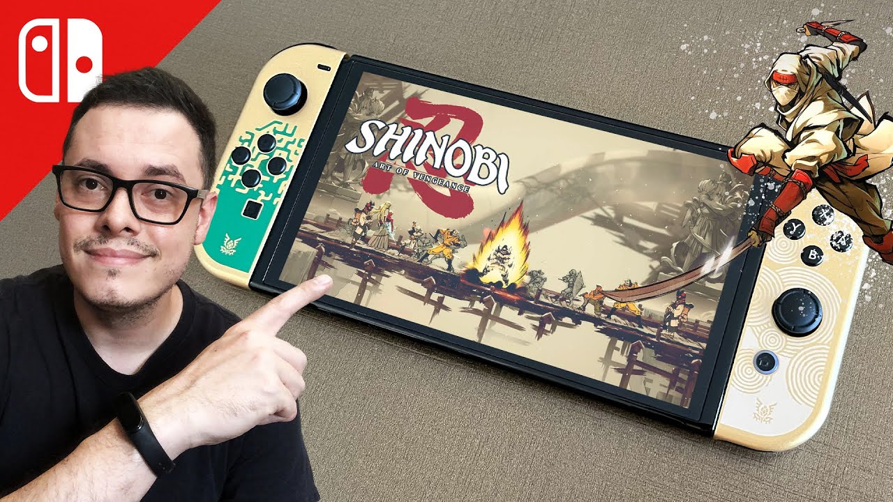 Jogando SHINOBI ART OF VENGEANCE no Nintendo Switch OLED