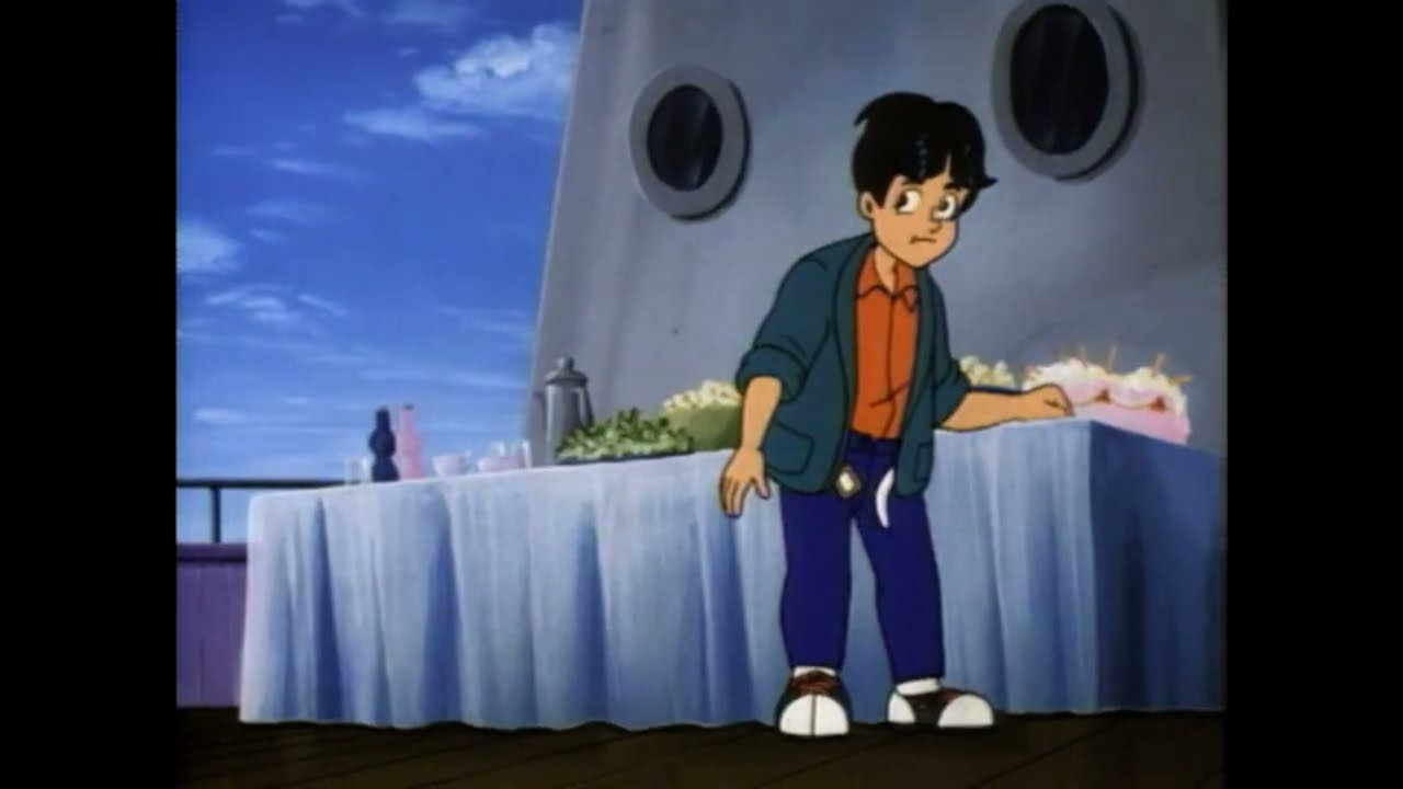 Cartoon Undone Pants Fall