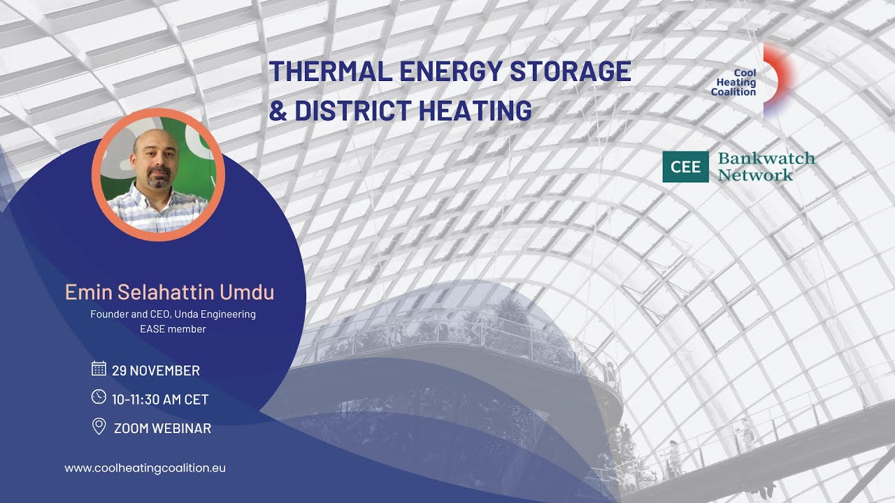 Energy storage for district heating