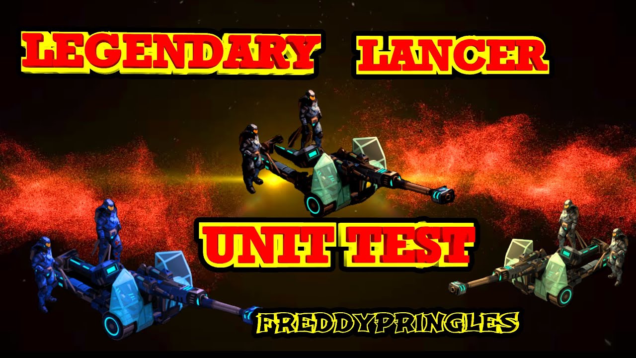 WAR COMMANDER - LEGENDARY LANCER TEST (PVP)