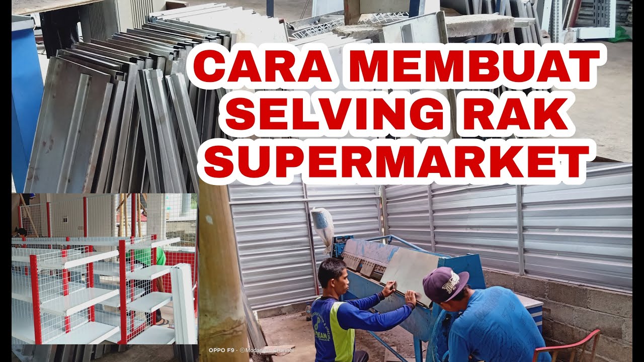 CARA BUAT SELVING RAK SUPERMARKET