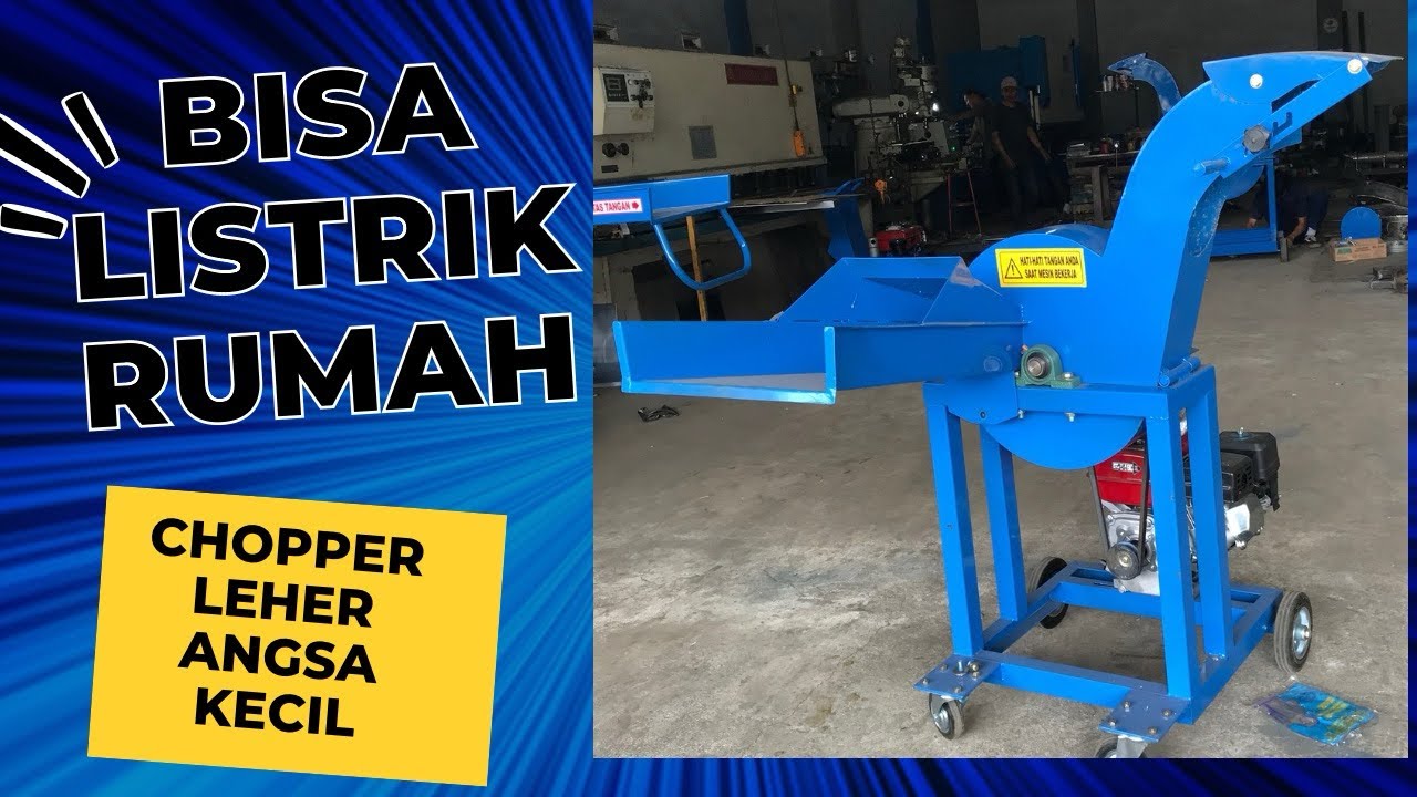 Cukup dengan listrik Rumah | mesin chopper leher angsa kecil dinamo