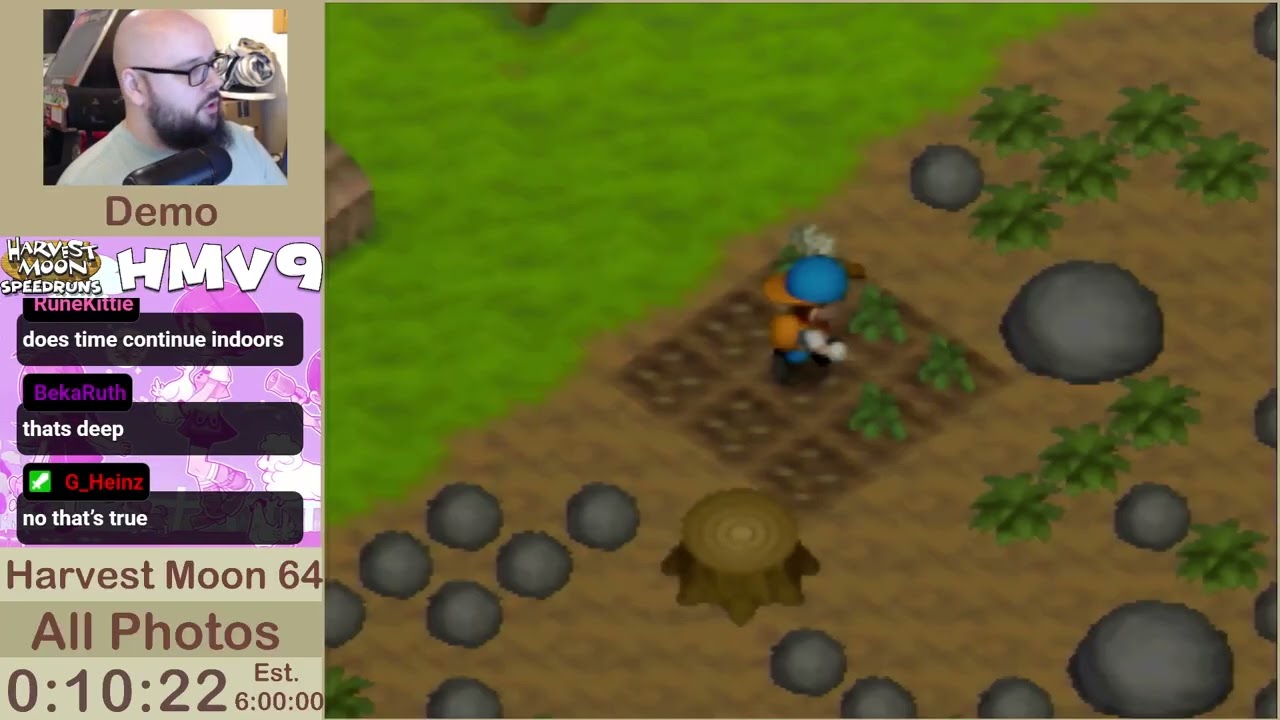 HMV9 | All Photos Speedrun by DemoPlaysGames | Harvest Moon 64
