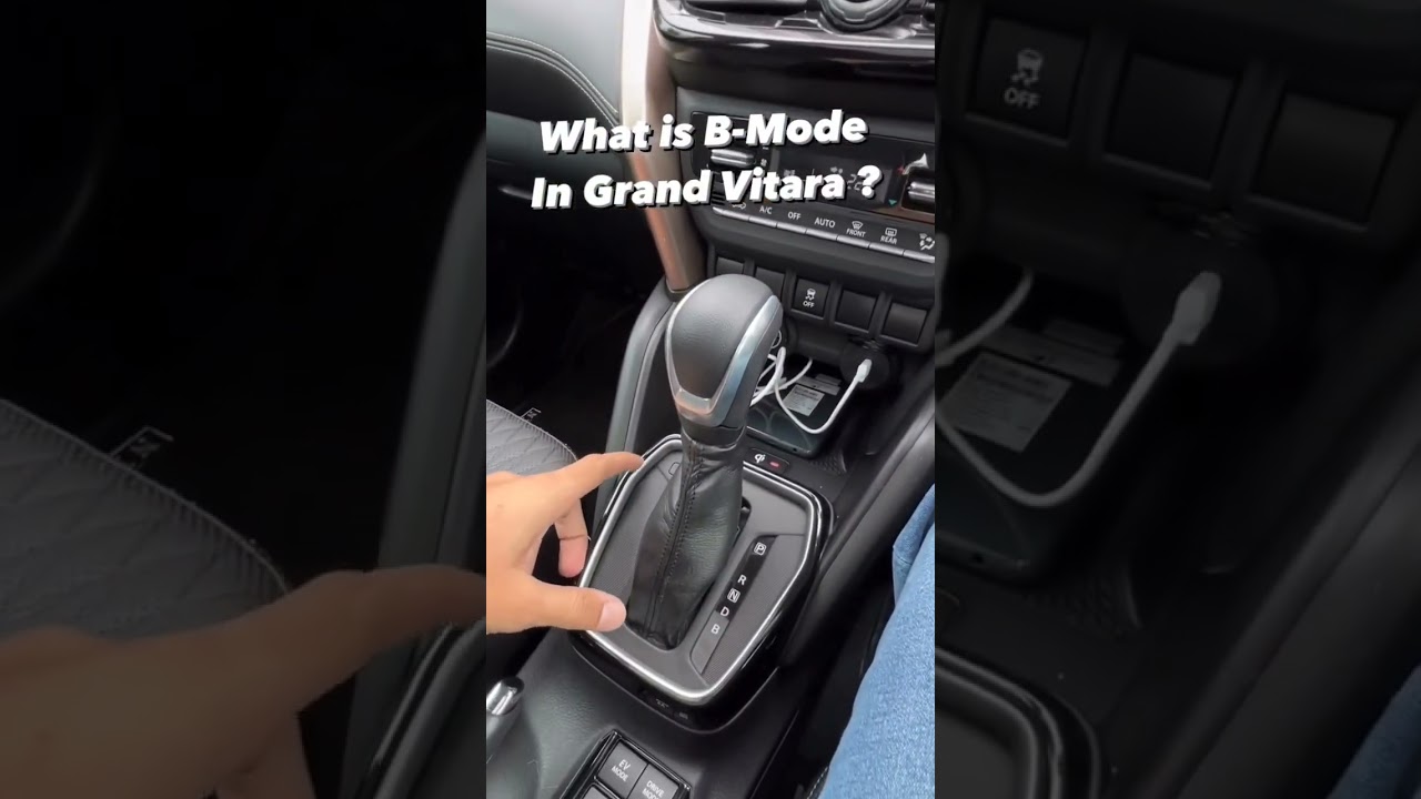 Maruti Suzuki Grand Vitara AMT Model ka B Mode @CarIntro