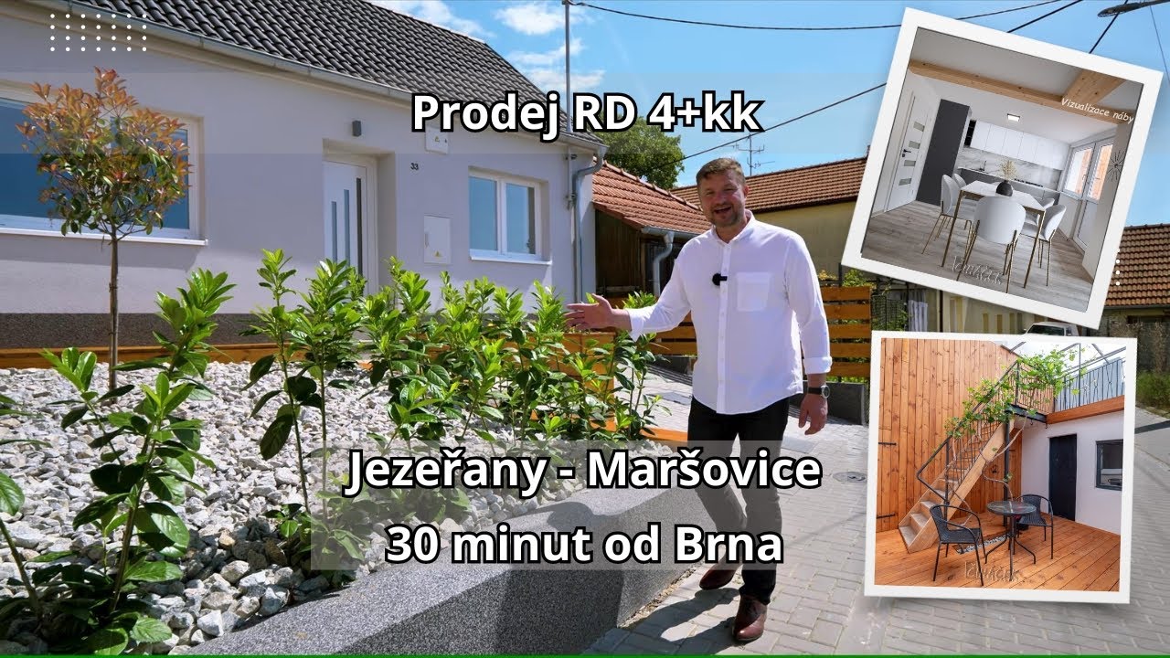 PRODÁNO: Rodinný dům 4+kk Jezeřany Maršovice