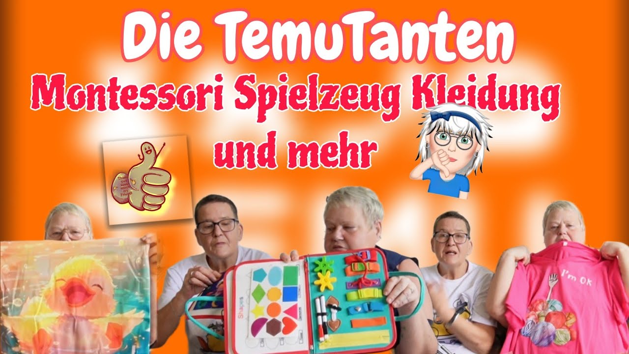 Die TemuTanten Montessori Spielzeug, Kleidung und mehr ,top oder Flop 😳