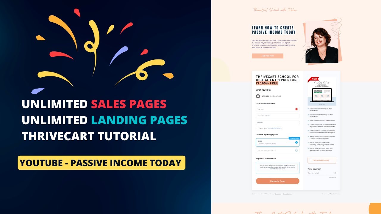 ThriveCart Unlimited Landing Pages and Sales Pages