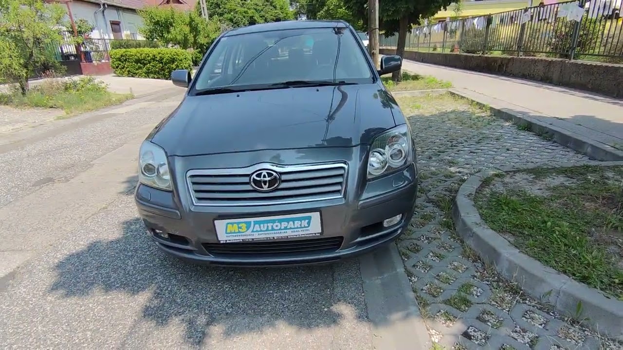 Toyota Avensis 2.0 D-4D Teszt - Bemutató - Eladó