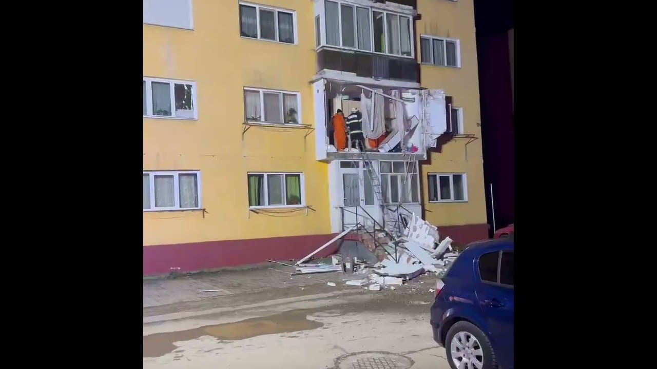 Explozie într-un bloc din Aleșd
