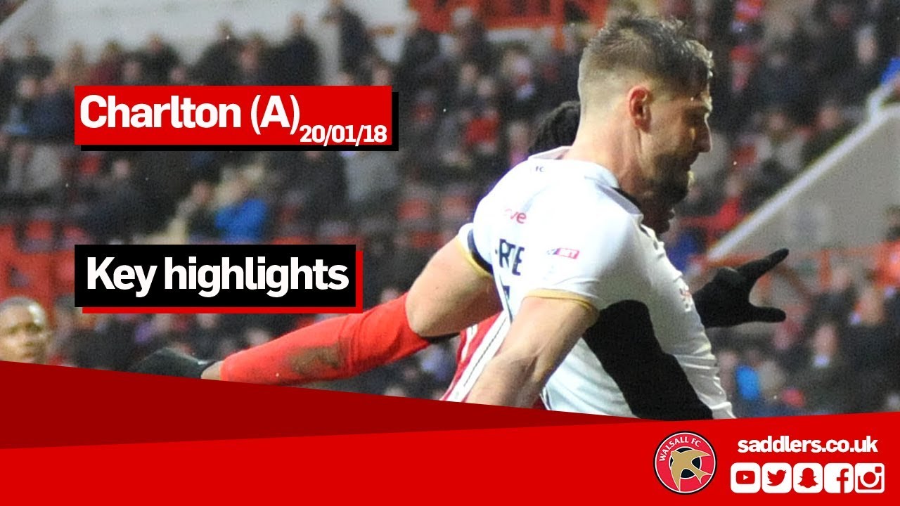 MATCH HIGHLIGHTS | Charlton Athletic 3-1 Walsall