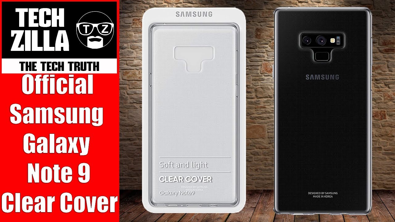 Official Samsung Galaxy Note 9 Silicone Clear Cover