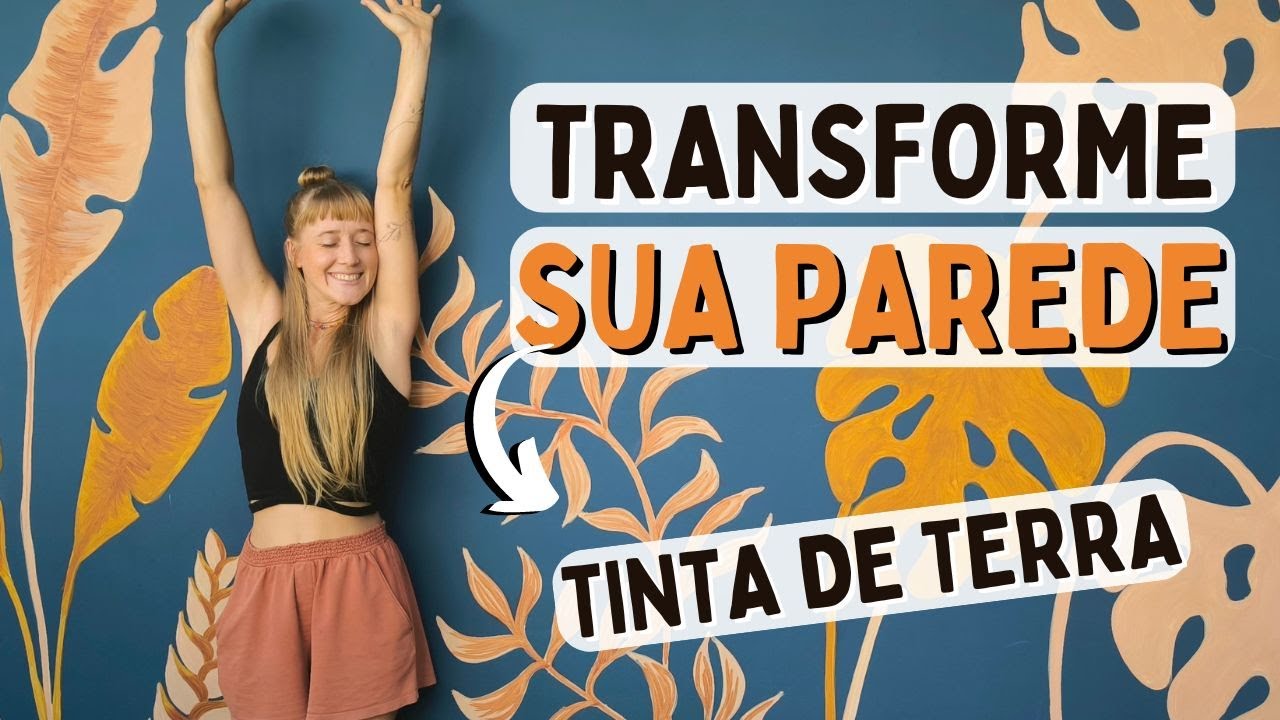 TINTA DE TERRA: Arte ecológica na parede 🌟