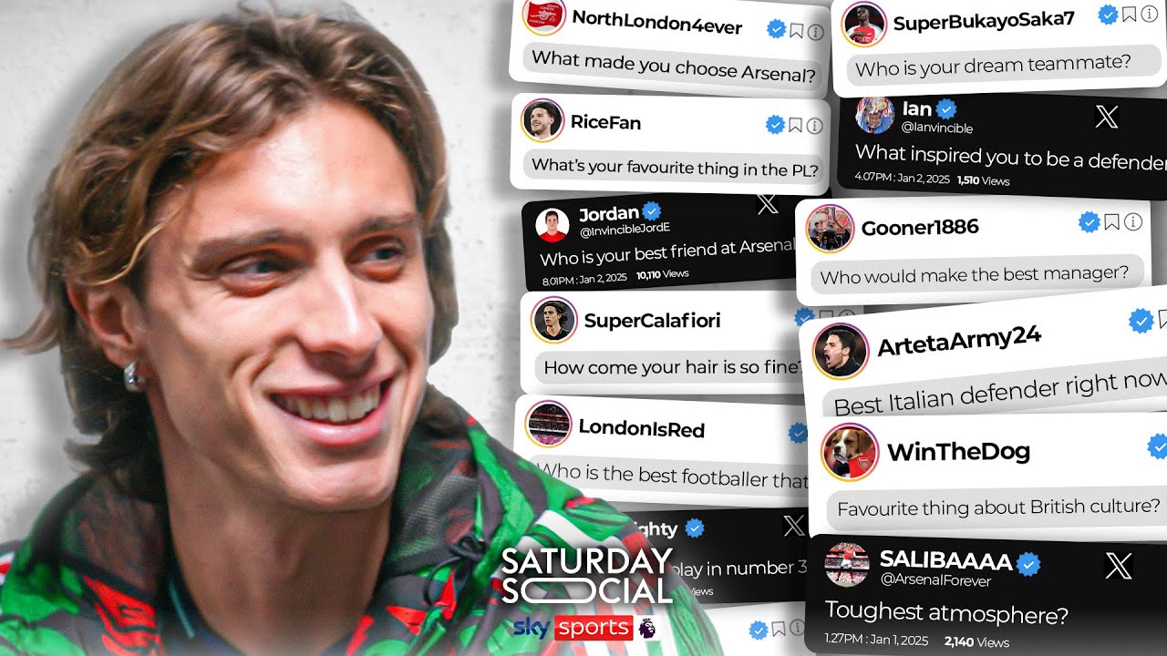 Riccardo Calafiori answers the internet’s most asked questions… 👀 | Riccardo Calafiori Fan Q&A
