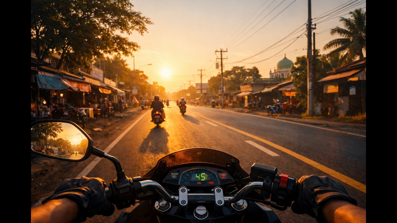 Morning Ride Kabupaten Jombang | Perjalanan Tenang & Mengasyikkan