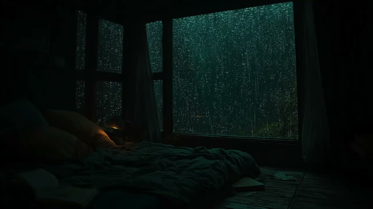 Gentle Window Rain Sounds – Soft Raindrops for Deep Sleep, Focus & Relaxation