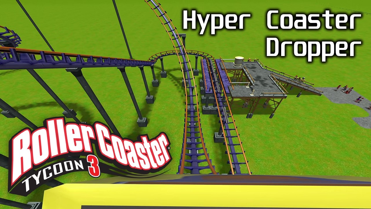 RCT3 - Hyper Coaster - Dropper