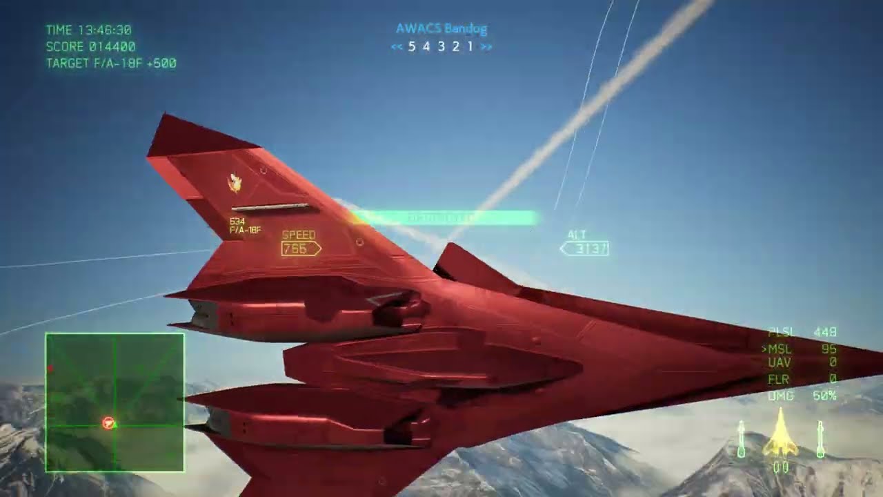 エスコン8発表記念に前作7を初見HARD攻略リベンジ　MISSION 09　Faceless Soldier　ADF-11F Raven UAV