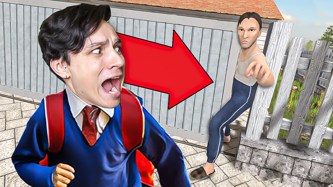 ЗАЖАЛ ЗЛОГО ПАПУ ВОРОТАМИ!😱 НОВАЯ КОНЦОВКА В SCHOOLBOY RUNAWAY!🤫