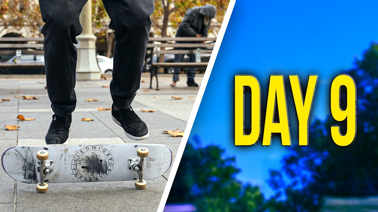 How to POPCORN on a skateboard | Daily Skateboard Lessons Day 9