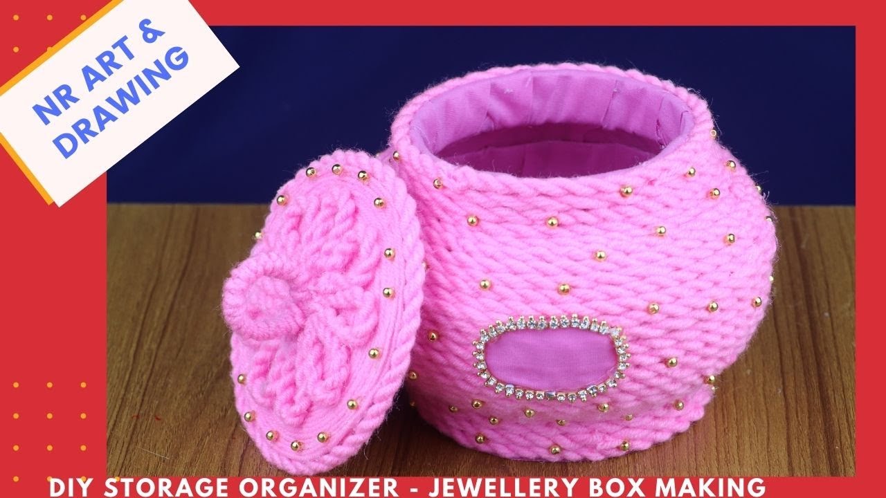 How to Make a Jewelry Box Out of Recycled Plastic Bottles -  DIY Storage Organizer