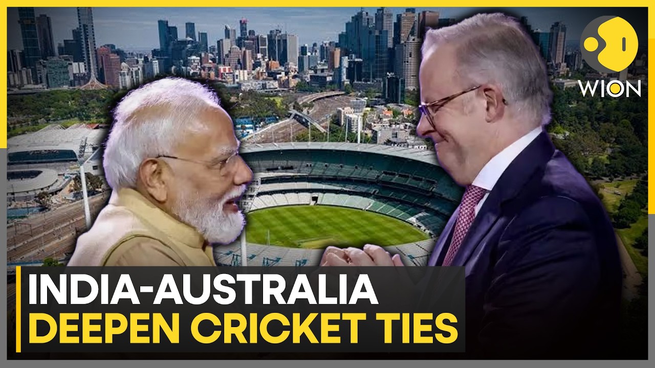 India-Australia Ties: PM Modi Visits Iconic Melbourne Cricket Ground During Australia Tour | WION
